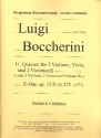 Quintett E-Dur op.11,5 G275 fr 2 Violinen, 2 Violen und Violoncello Partitur und Stimmen