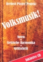 Volksmusik! (+CD) fr Steirische Handharmonika in Griffschrift