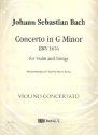 Concerto g Minor BWV1056 for violin and string orchestra parts