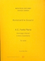 A.C. Forte-piano op.6 Klarinette, Horn, Fagott, 2 Violinen, Viola, Violoncello, Kontrabass Studienpartitur und Stimmen