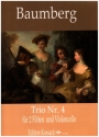 Trio Nr.4 op.1 fr 2 Flten und Violoncello Partitur und Stimmen