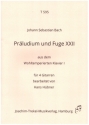 Prludium und Fuge XXII BWV867 fr 4 Gitarren (Ensemble) Partitur und Stimmen