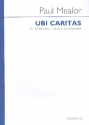 Ubi Caritas for mixed chorus a cappella score