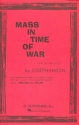 Mass in Time of War for soloists, mixed chorus and orchestra vocal score