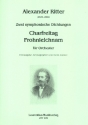 2 symphonische Dichtungen fr Orchester Partitur