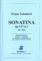 Sonatine op.137,1 fr Violine und Gitarre Partitur und Stimmen