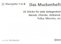 Das Muckenheft fr 4-stimmiges Blser-Ensemble 1. Stimme in B hoch (Klarinette 2)