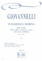 O gloriosa Domina for double chorus and Bc score