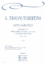 Iste Sanctus for double chorus and Bc score