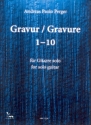 Gravur Nr.1-10 fr Gitarre