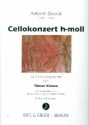 Konzert h-Moll fr Violoncello und Orchester fr 4 Violonceli (Violoncello solo und 3 Violoncelli) Partitur und Stimmen