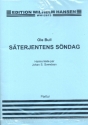 Sterjentens Sndag for 2 violins, viola, cello and double bass score and parts,  archive copy