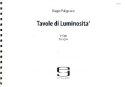 Tavole di luminosita fr Orgel