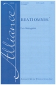Beati Omnes for mixed chorus a cappella score (la)