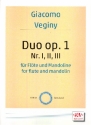 Duos op.1 Nr.1-3 fr Flte und Mandoline Stimmen