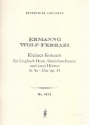 Kleines Konzert As-Dur op.34 fr Englischhorn und Kammerorchester Studienpartitur