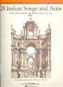 28 Italian Songs and Arias of the seventeenth and eightenth Centuries: for voice (high/medium high/medium/medium low/low) and piano score