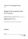 Singet Lob unserm Gott  fr Kinderchor, (SA ad lib.) und Tasteninstrument Partitur