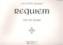 Requiem op.45 for soloists, mixed chorus and orchestra organ score