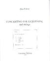 Concertino for alto saxophone and strings score and parts (strings 3-3-2-2-1)