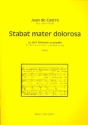 Stabat mater dolorosa fr gem Chor a cappella Partitur