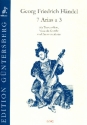 7 Arias a 3 fr Traversflte, Viola da Gamba und Bc 2 Partituren und Stimmen (Bc ausgesetzt)