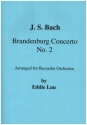 Brandenburg Concerto no.2 for recorder orchestra score and parts