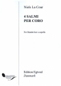 4 Salmi fr gem Chor a cappella Chorparitur (la)