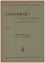 Liedstrophen nach dem Credo fr 4-5 st. gem Chor a cappella Chorpartitur