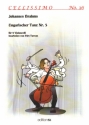 Ungarischer Tanz Nr.5 fr 4 Violoncelli Partitur und Stimmen