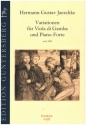 Variationen ber ein Thema aus der Oper 'Jakob und seine Shne in Egyp fr Viola di Gamba und Piano-Forte