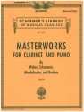 Masterworks (+2CD's) for clarinet and Piano