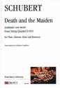 Death and the Maiden for flute, clarinet, horn and bassoon score and parts