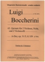 Streichquintett A-Dur Nr.65 op.31/5 G329 fr 2 Violinen, Viola und 2 Violoncelli Partitur und Stimmen