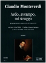 Ardo, avvampo, mi struggo for 8 voices (SSAATTBB), 2 violins and bc vocal score and parts