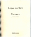 Concerto for violin and orchestra score