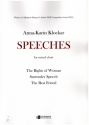 Speeches for mixed choir score (en)