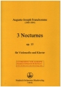 3 Nocturnes op.15 fr Violoncello und Klavier Verlagskopie