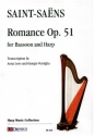 Romance op.51 for bassoon and harp partitura e parti