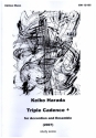 Triple Cadence + for accordion and ensemble study score