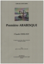 Premire Arabesque pour harpe, flute et violoncelle partition et parties