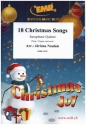 18 Christmas Songs fr 5 Saxophone (S/AA/TA/TTBar) Partitur und Stimmen