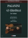 43 Ghiribizzi for guitar