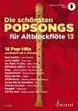 Die schnsten Popsongs Band 13 (+Online Audio) fr Altblockflte zustzlich mit 2.Stimme