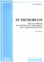 In Memoriam pour orgue