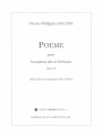 Poeme op.20 pour saxophone alto et orchestre pour saxophone alto et piano