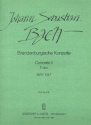 Brandenburgisches Konzert F-Dur Nr.2 BWV1047 fr Orchester Violine solo