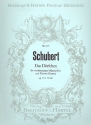 Das Drfchen op.11,1 D641 fr Mnnerchor und Klavier (Gitarre) Partitur