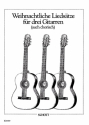 Weihnachtliche Liedstze fr 3 Gitarren, Partitur