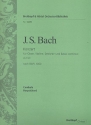 Konzert d-Moll nach BWV1060 fr Oboe, Violine, Streicher und Bc Cembalo